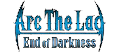 Arc the Lad End of Darkness title screen for Playstation 2